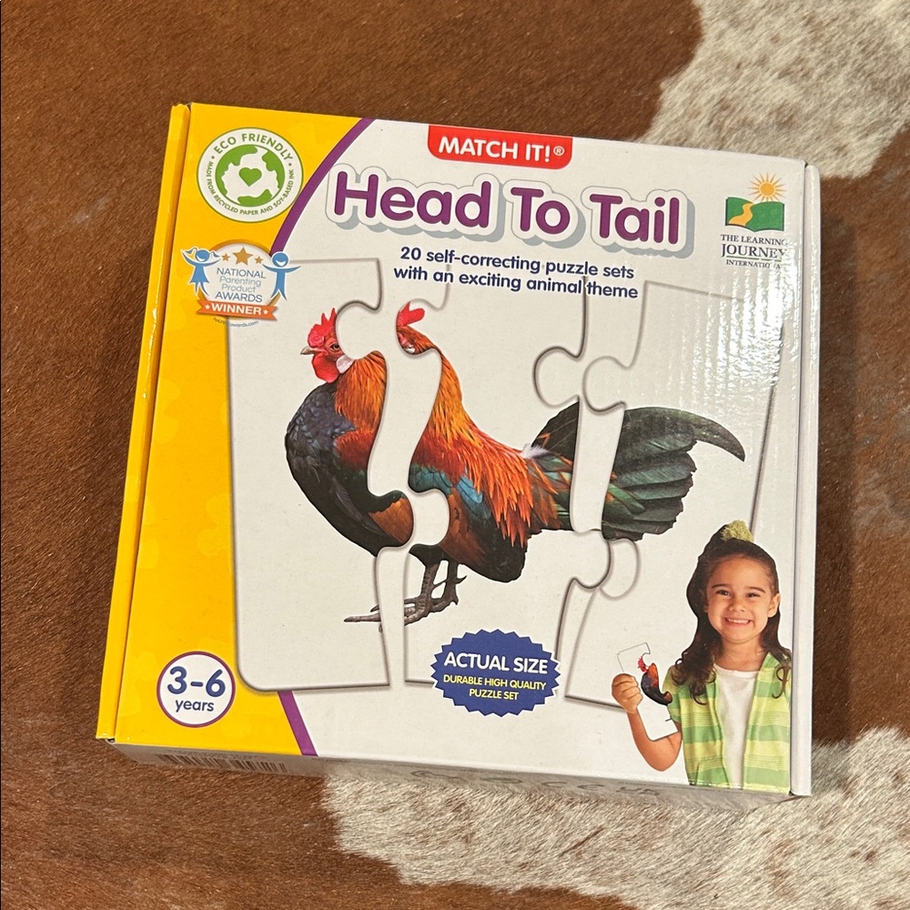 LAST CHANCE / Head to Tail Animal Puzzle Set